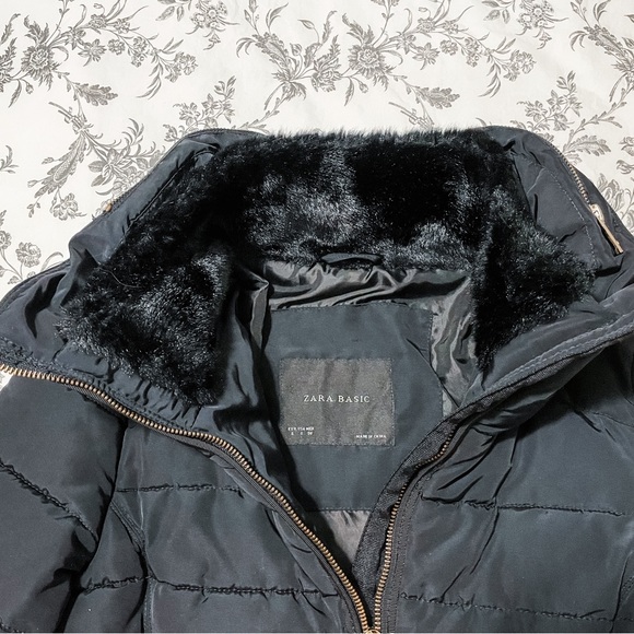 Zara High Neck Puffer Jacket - Picture 2 of 3